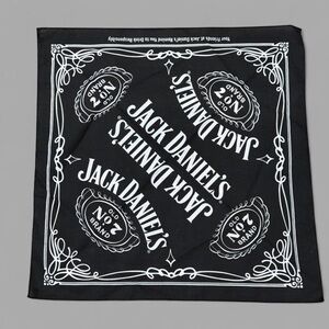Jack Daniels Black and White bandana